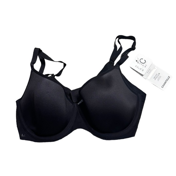 Chantelle Other - Chantelle 34C Black Bra Mesh Sides T-Shirt Bra NEW